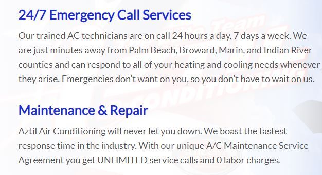 Aztil Air Conditioning - West Palm Beach Informative